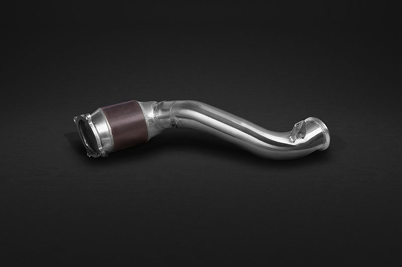 Capristo Downpipe mit Hitzeschutz ohne Gutachten für McLaren 720S