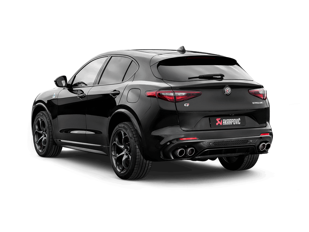 Akrapovic Slip-On Line (Titanium) für Alfa Romeo Stelvio Quadrifoglio