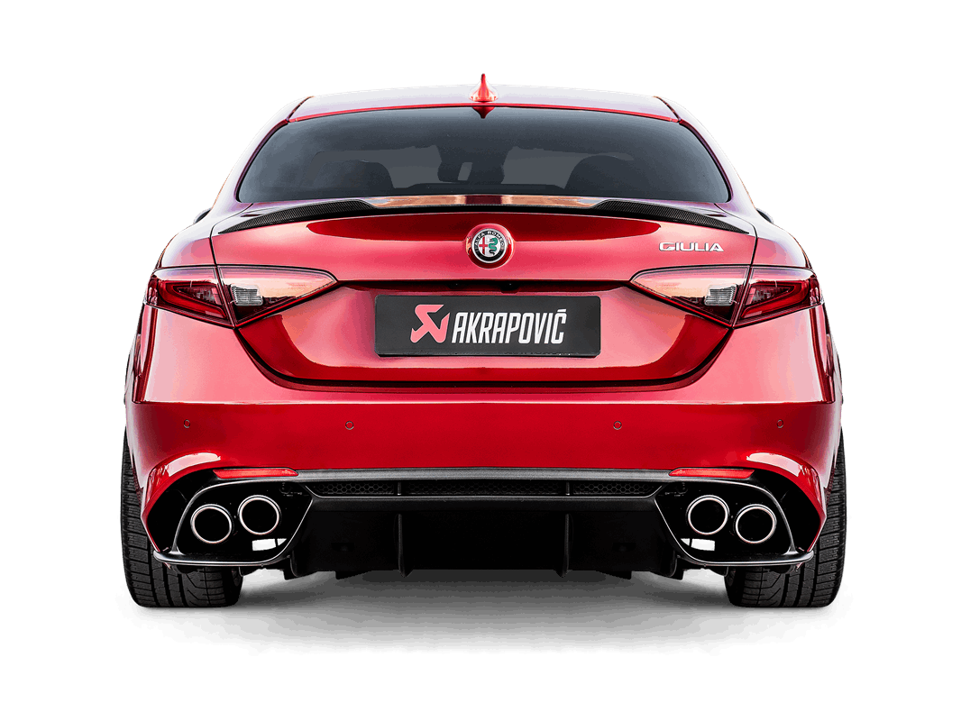 Akrapovic Slip-On Line (Titanium) für Alfa Romeo Giulia Quadrifoglio