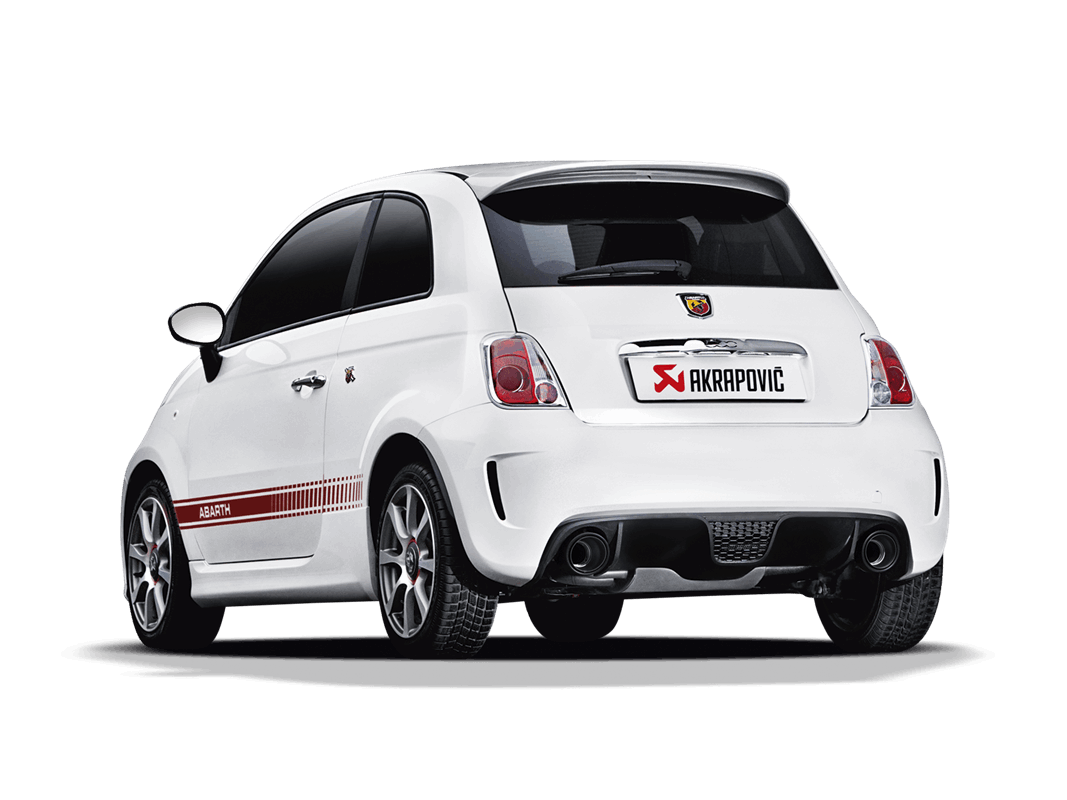 Akrapovic Slip-On Line (Edelstahl) für Abarth 500