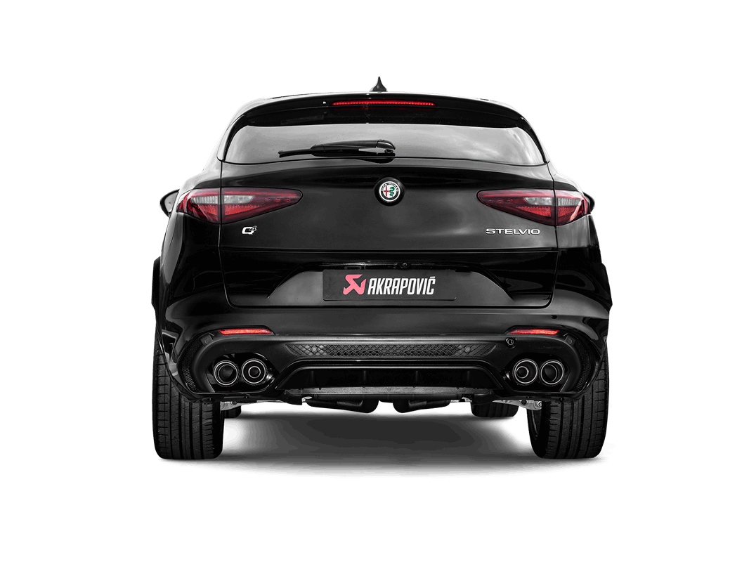 Akrapovic Slip-On Line (Titanium) für Alfa Romeo Stelvio Quadrifoglio